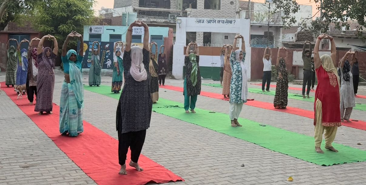 On the 21st, people will convey the message of a healthy life through a mass yoga session.