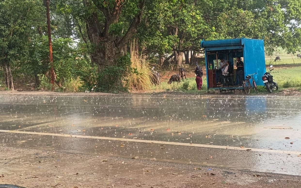 Heat intensifies again; light rain brings relief