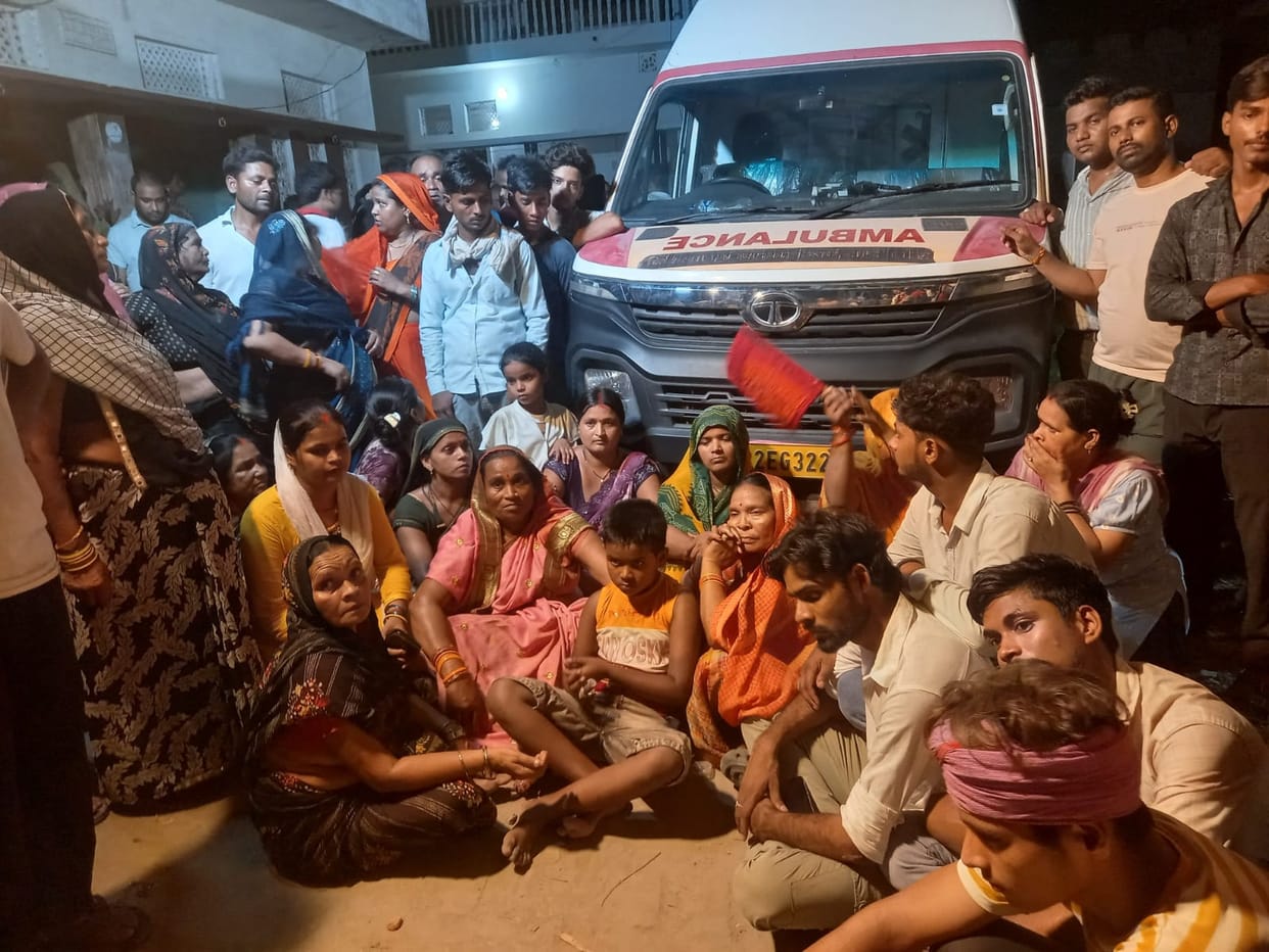 Shivanand's body reaches the village after eight days, every eye is moist