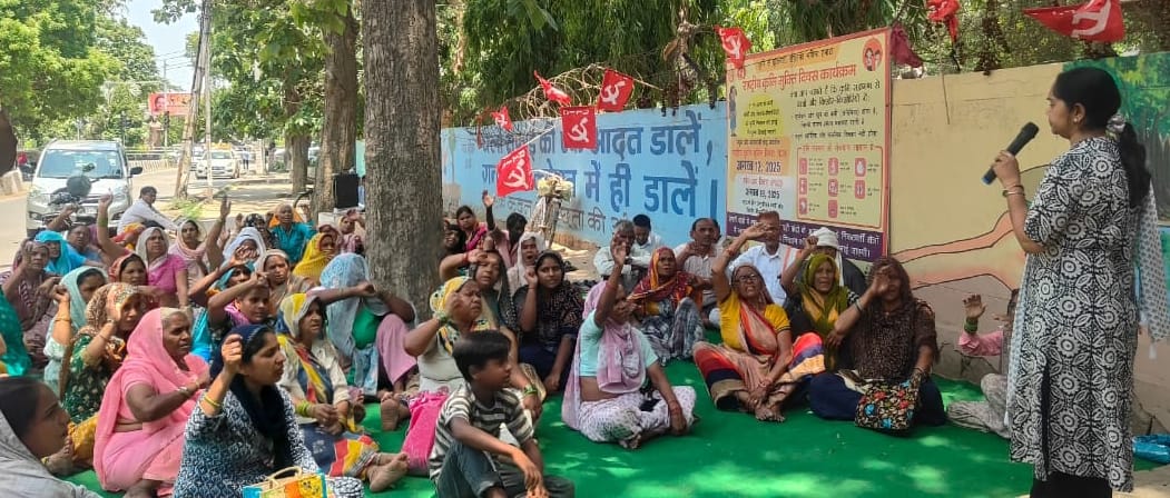 Protest against the demolition drive continues.