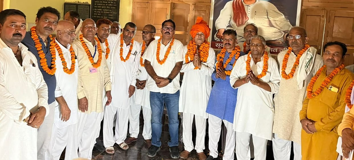 Mahendra Singh was elected as the head of the executive committee of Shri Sain Bhagat Dharamshala.