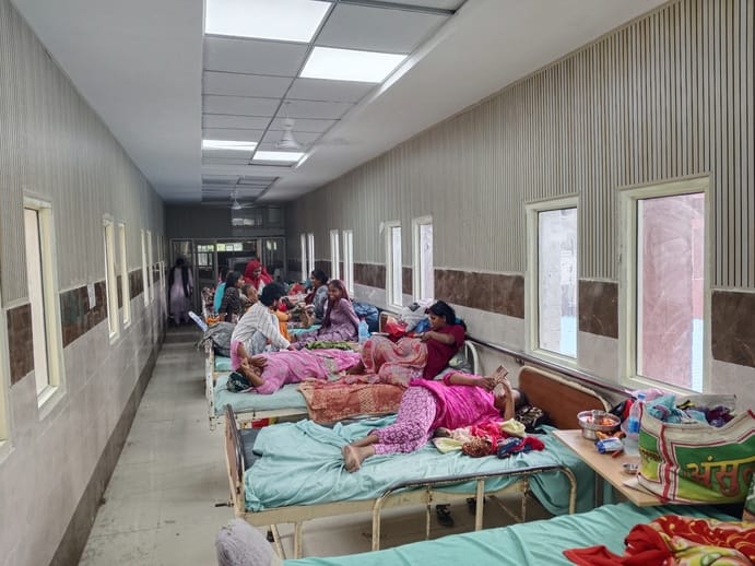 Chaos in the civil hospital