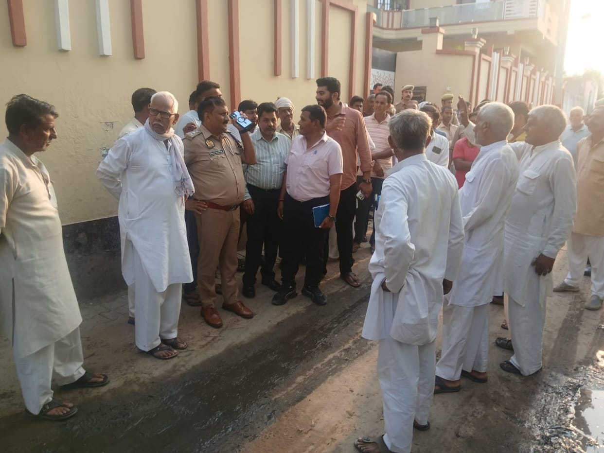 The road widening work was resolved through mutual consent.
