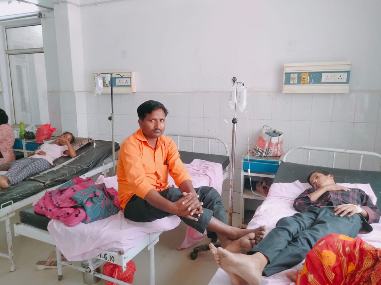 Children are suffering from diarrhea, five are admitted