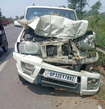 Tractor driver killed after being hit by a car.