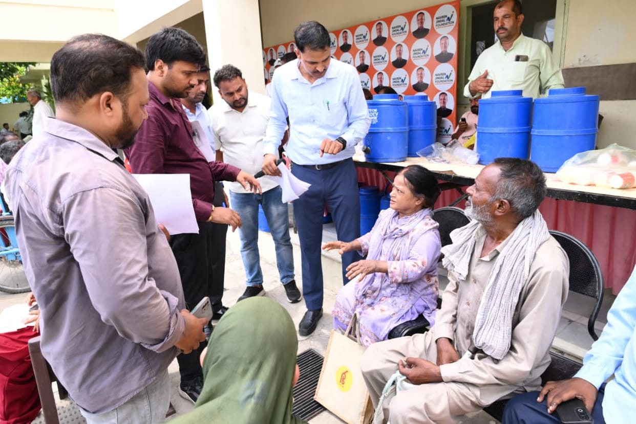 Registration of 394 differently-abled persons and senior citizens at the camp.