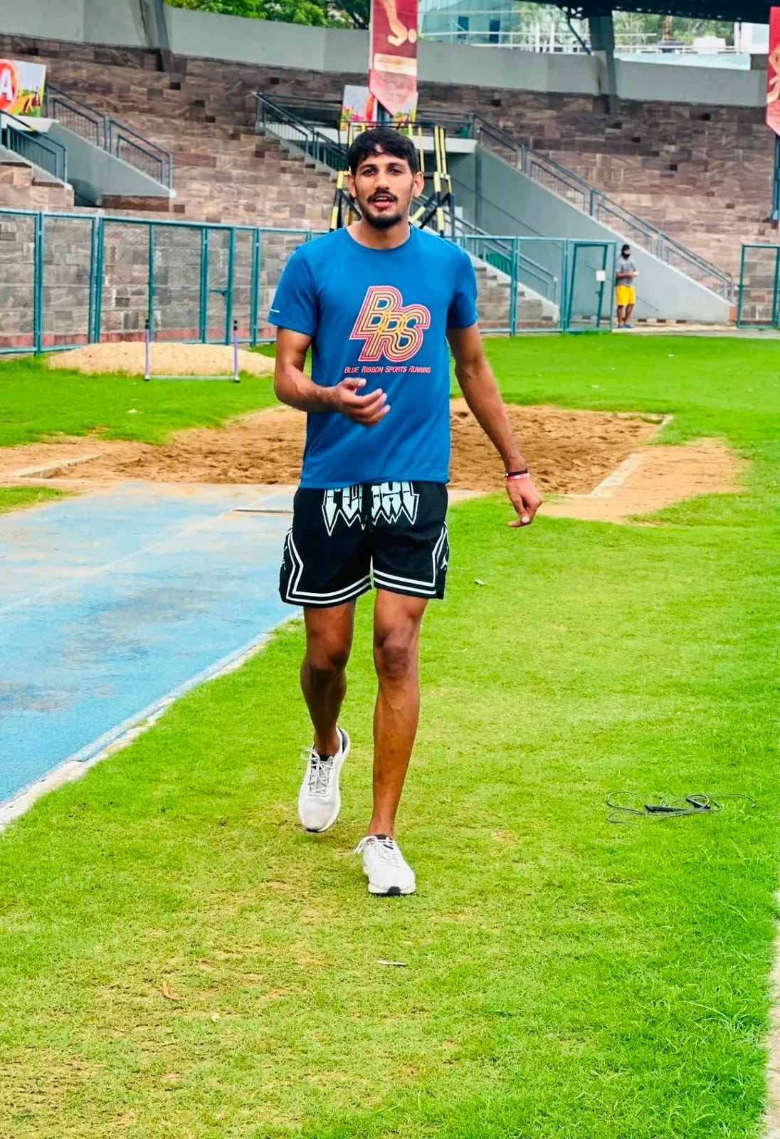 Panipat's Akash won gold in the high jump in Surat.