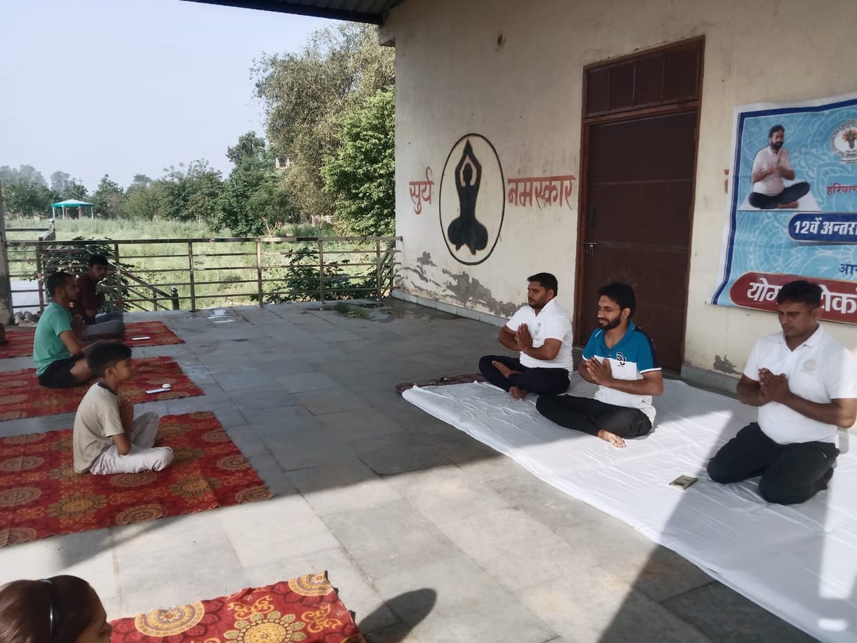 Yoga activities intensify in the district; preparations for International Yoga Day are underway.