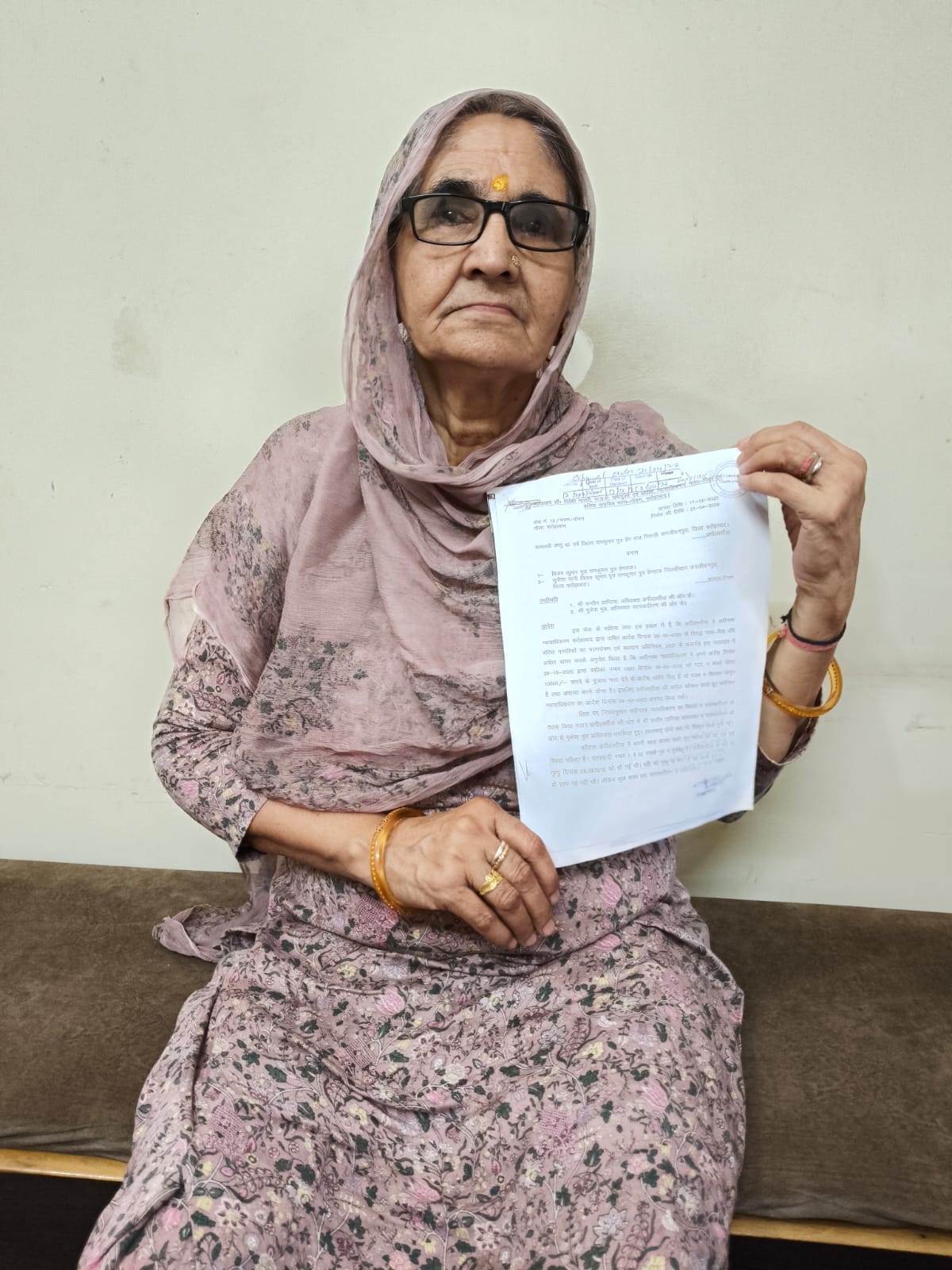 When the son failed to care for her, the Deputy Commissioner helped the mother reclaim her land