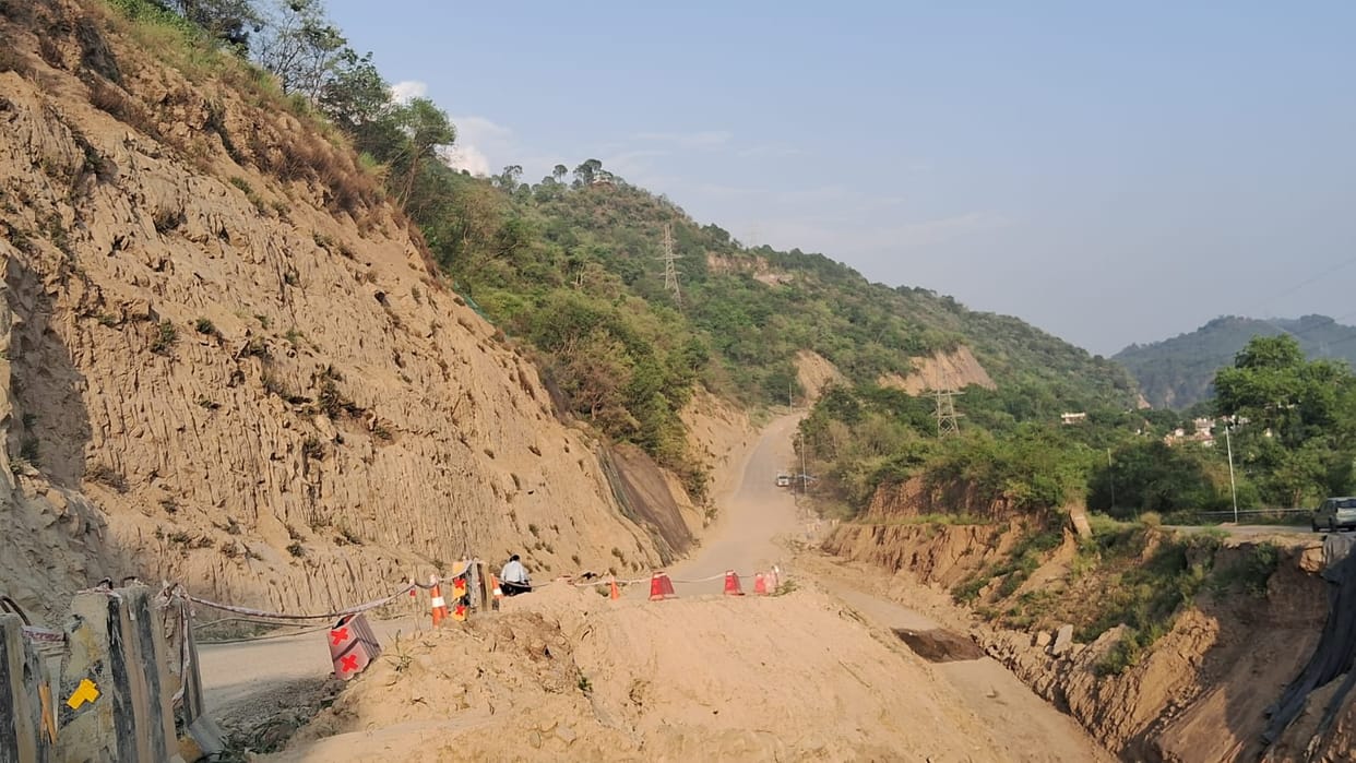 Deadline pushed back again; four-lane construction up to Hamirpur now set for completion by September.