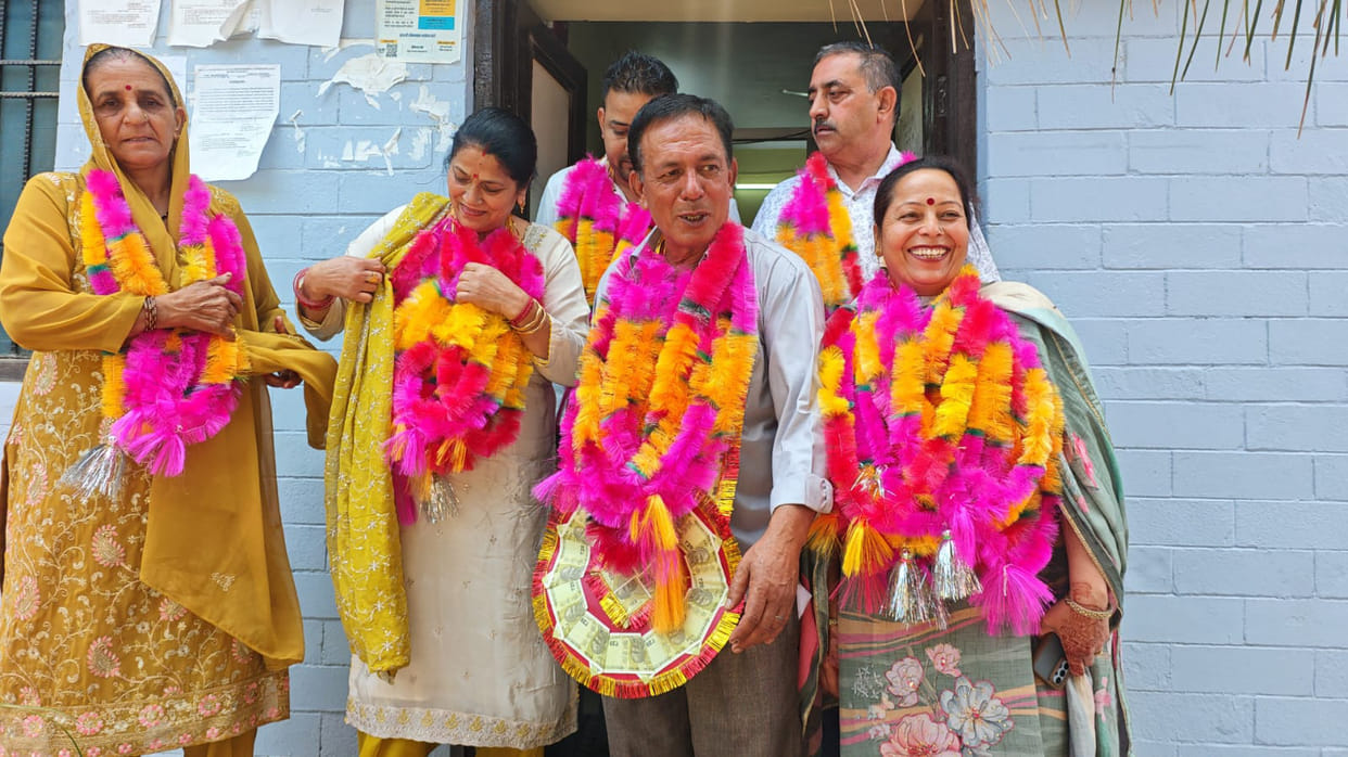 Congress captures Rewalsar Nagar Panchayat; Labh Singh becomes President for the second time.