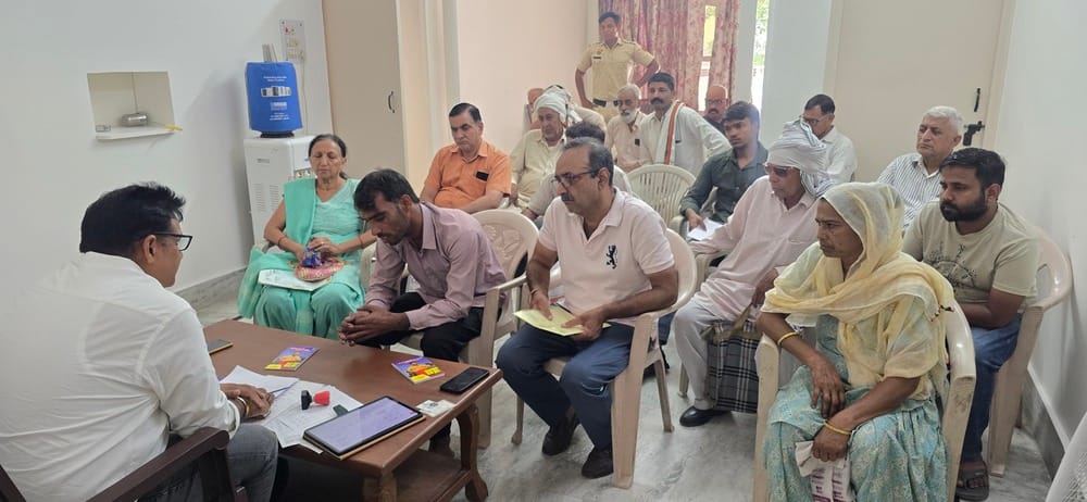 Heard the grievances of 100 citizens.
