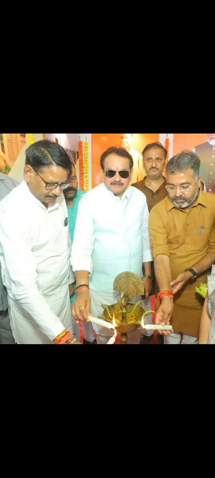 Showcasing the Central Government's achievements of the last 12 years through an exhibition.