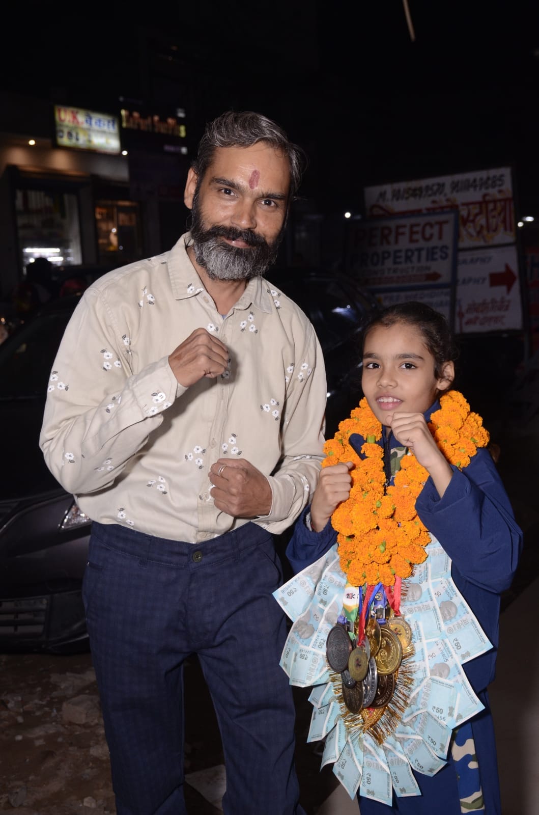 Saumya reaches the quarter-finals of the kickboxing championship.