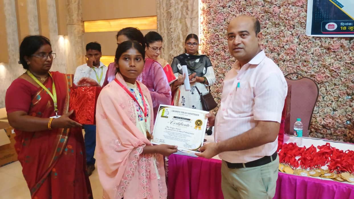 110 girls who did excellent work in the district were honored