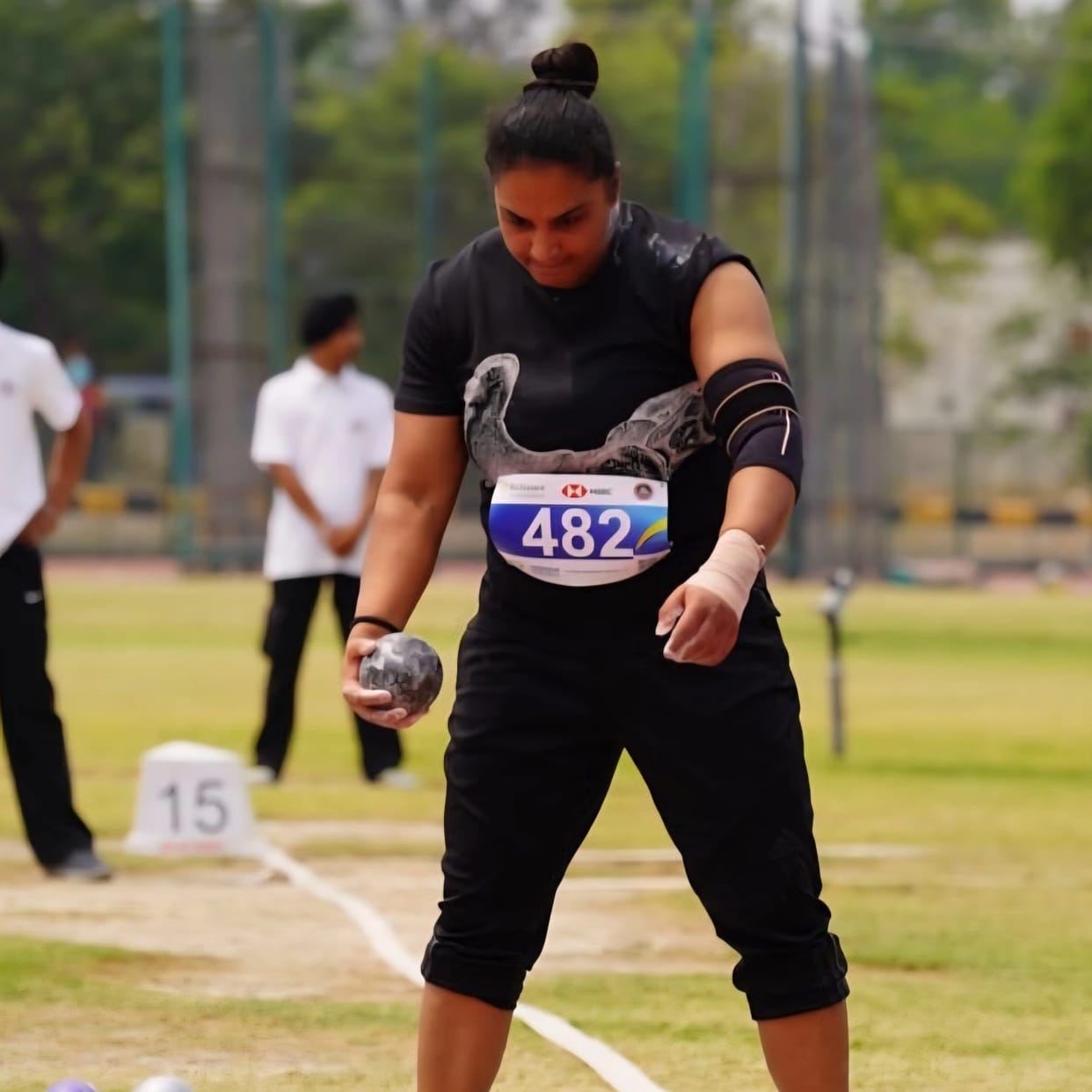 Manpreet, selected for the Commonwealth Games, has set the national record twice.
