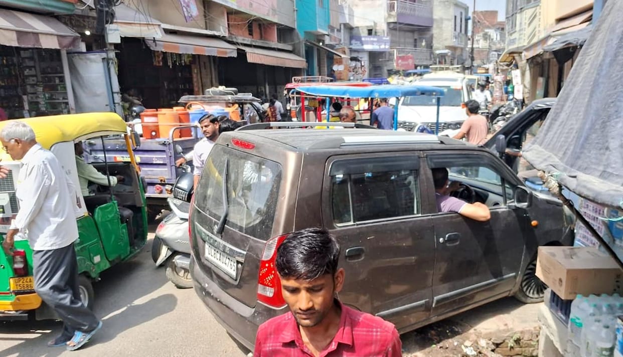From dug-up roads to encroachments, vehicles are getting stuck in traffic jams daily.