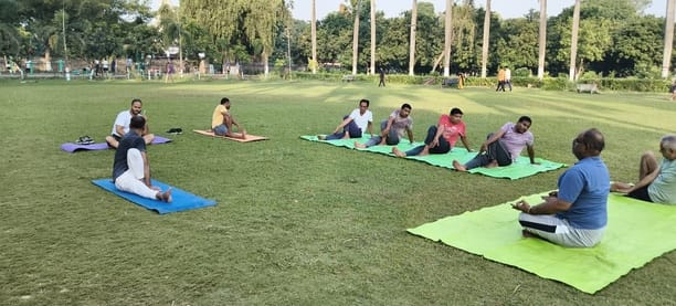 Resolved to stay healthy by practicing yoga.