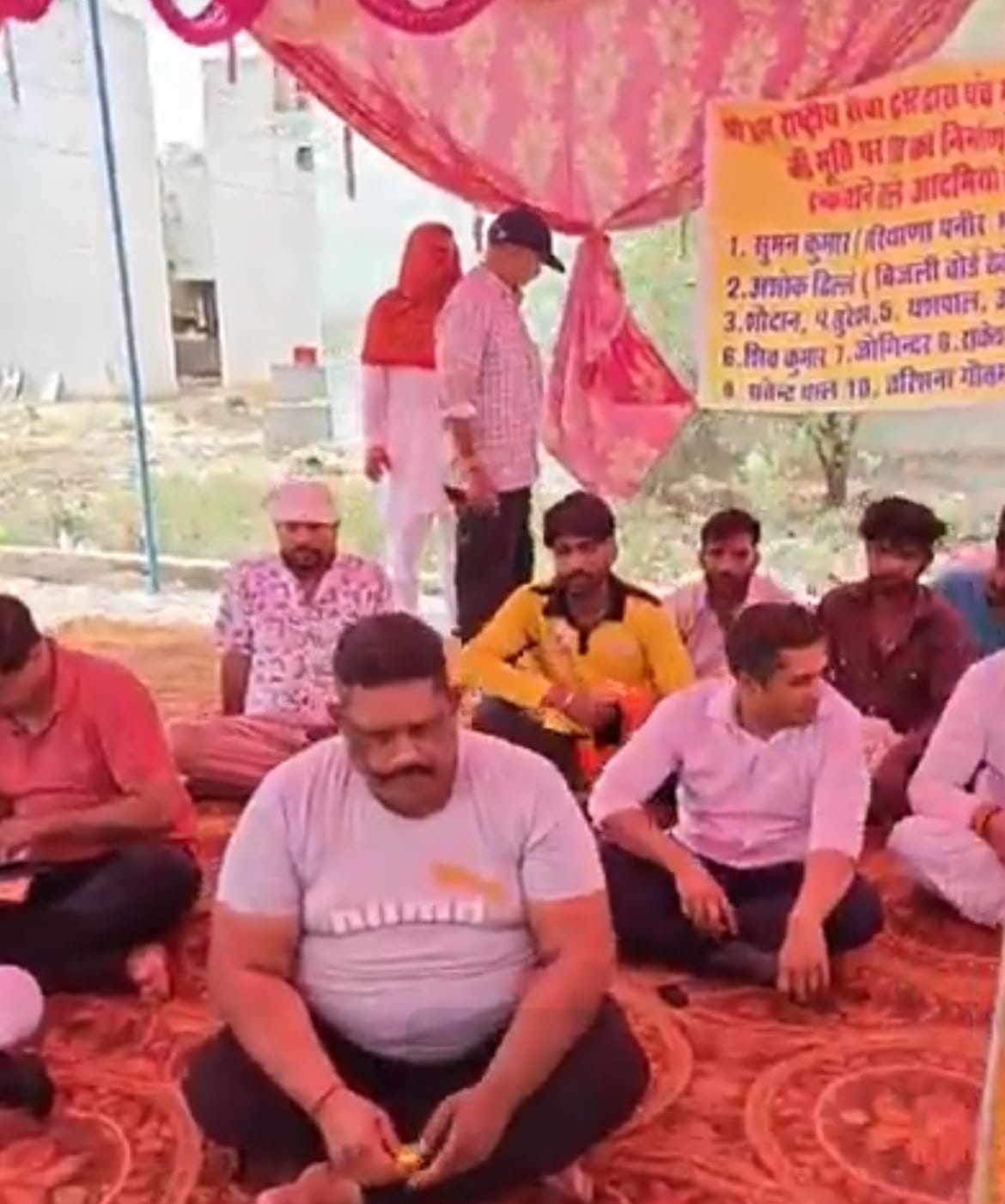 Uproar over removal of electricity meter at Hanuman temple; sit-in protest held.