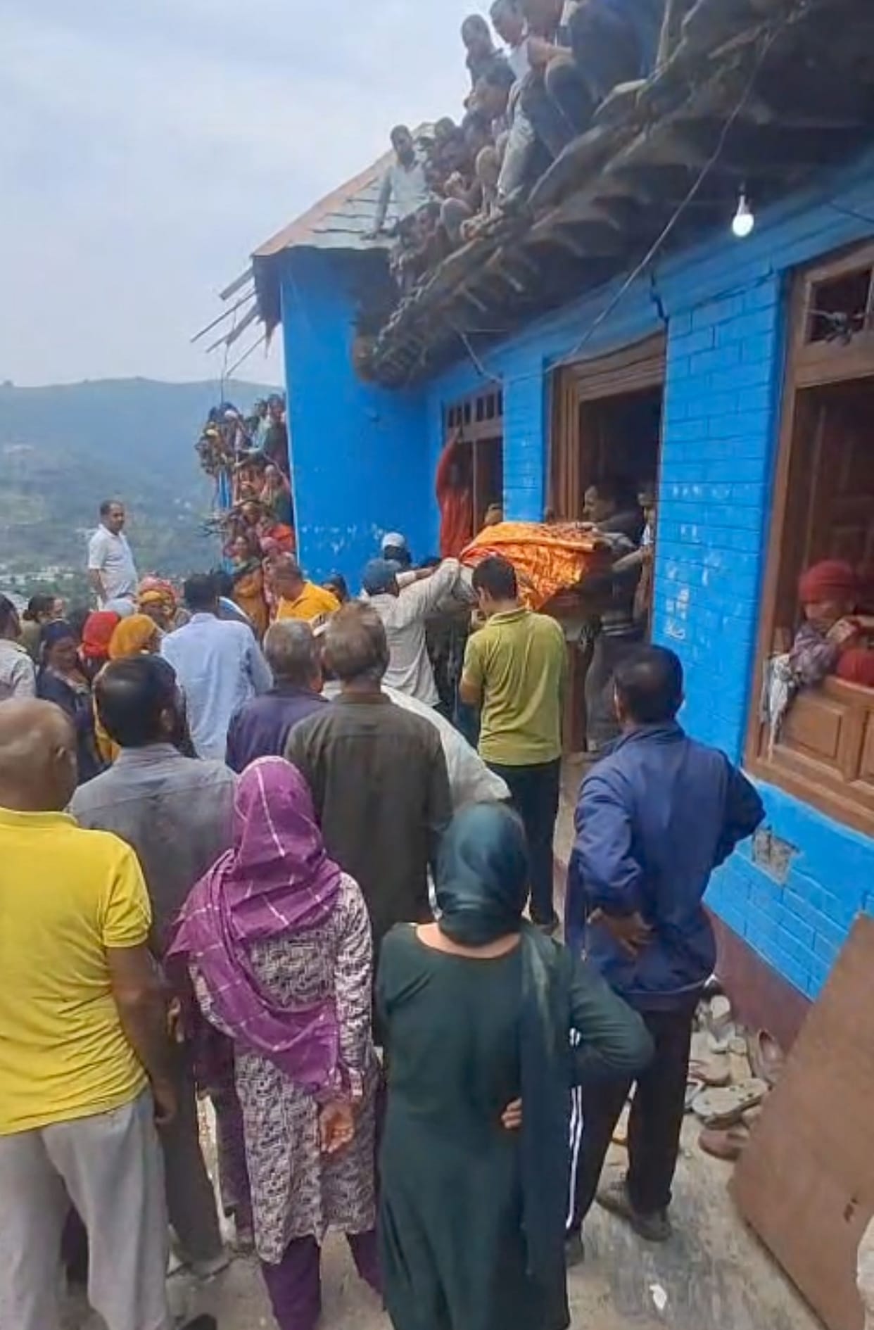 Two bodies, one funeral pyre the final farewell of Moti Ram and Babli has shaken every heart.