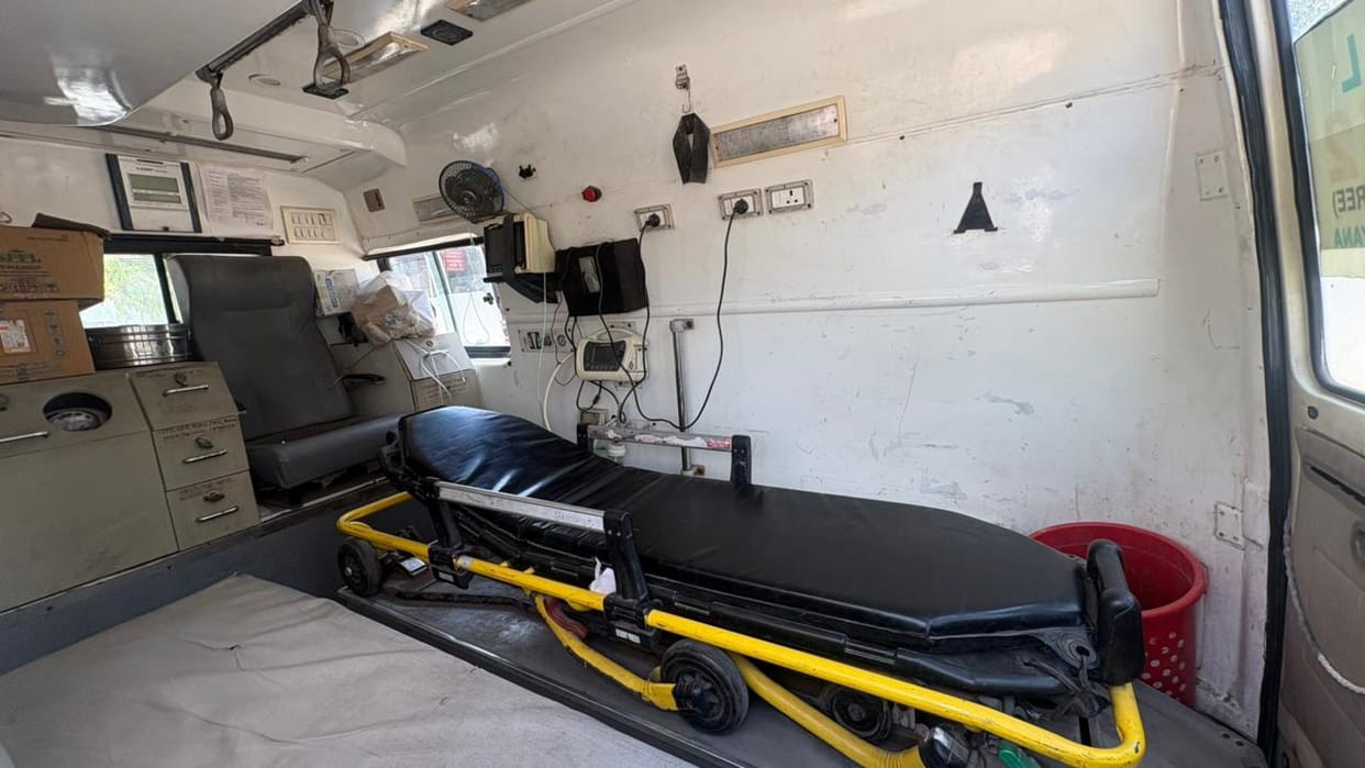 Only one als ambulance for a population of 1.5 million.