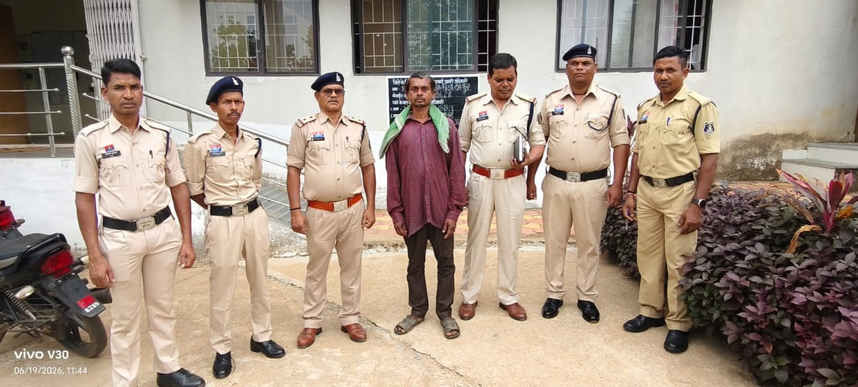 Drunk son asks mother for food beats her to death with a stick after she refuses arrested in Dantewada