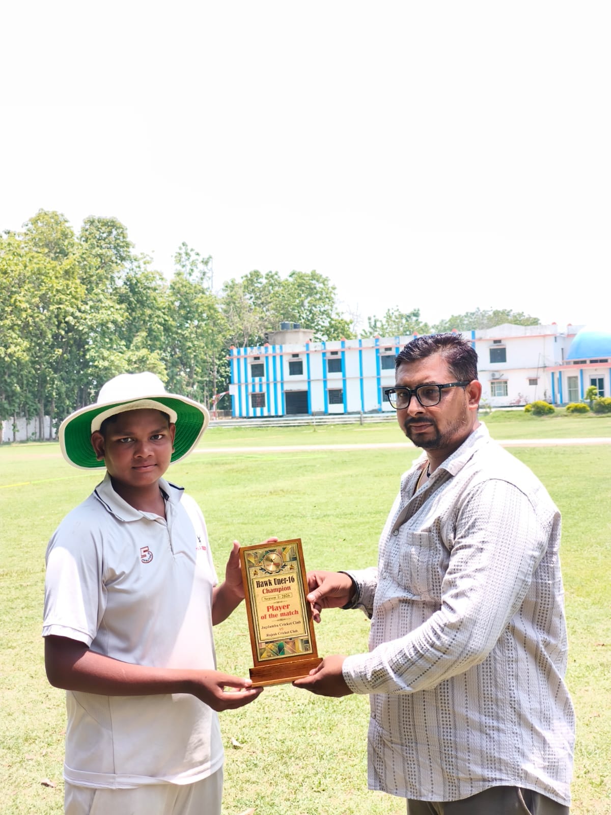Aditya Kushwaha was named Player of the Match for his all-round performance.