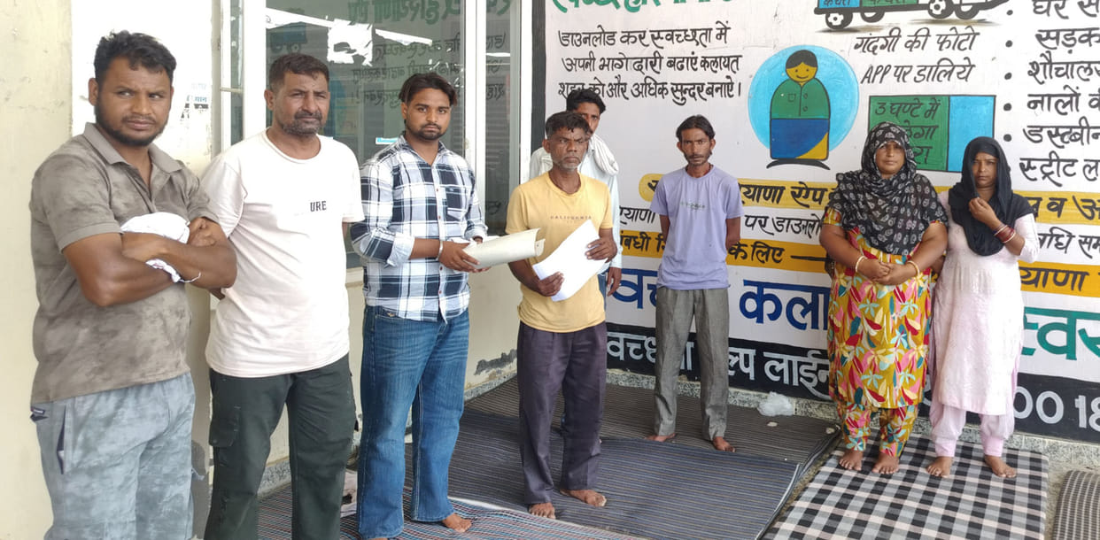 Personnel deployed in parks have started an indefinite sit-in protest.