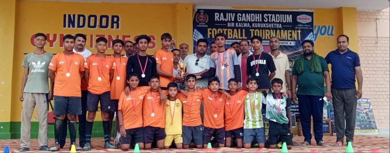 Red Bulls won the Beed Kalva Football League title.