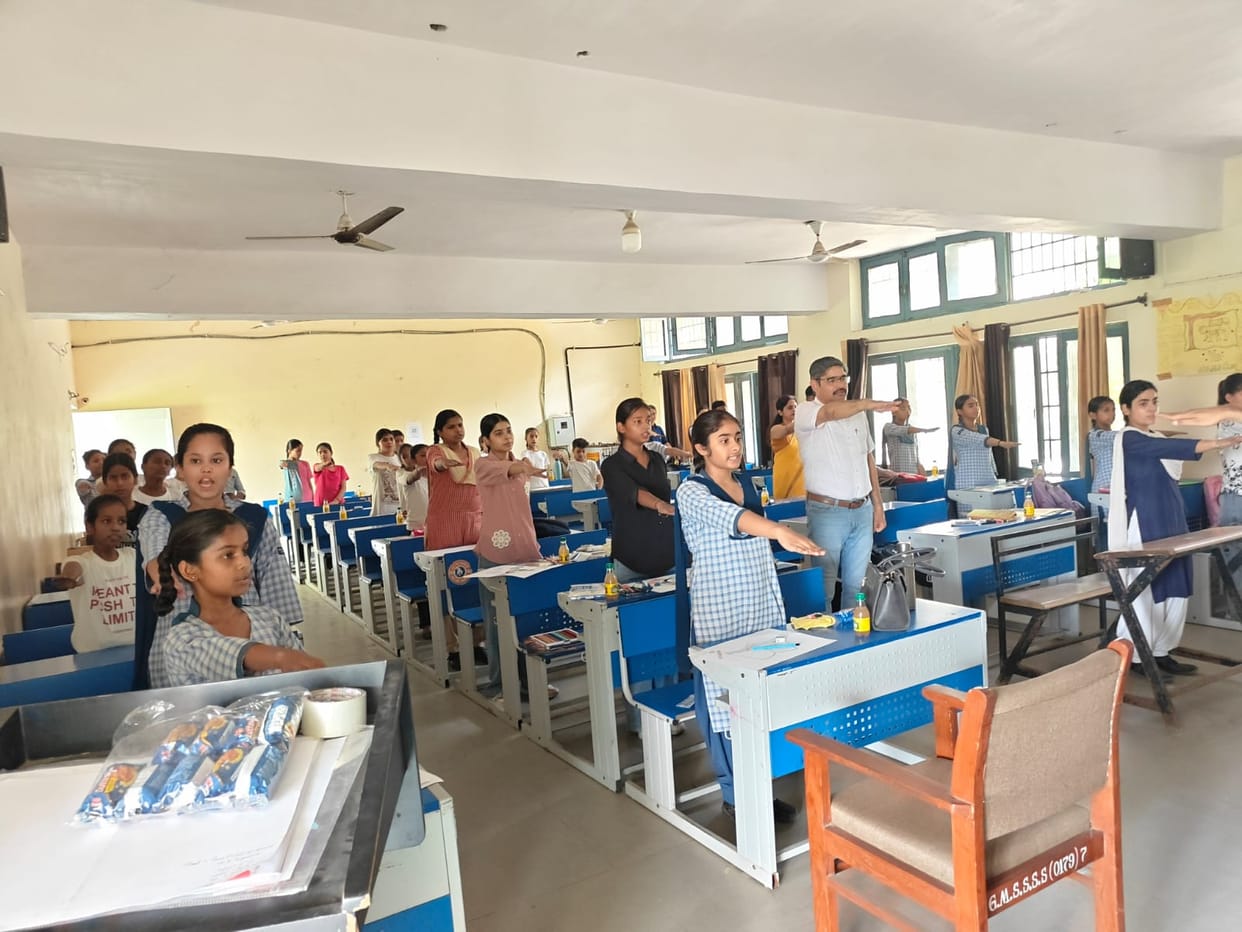 Students took a pledge to stay away from drugs