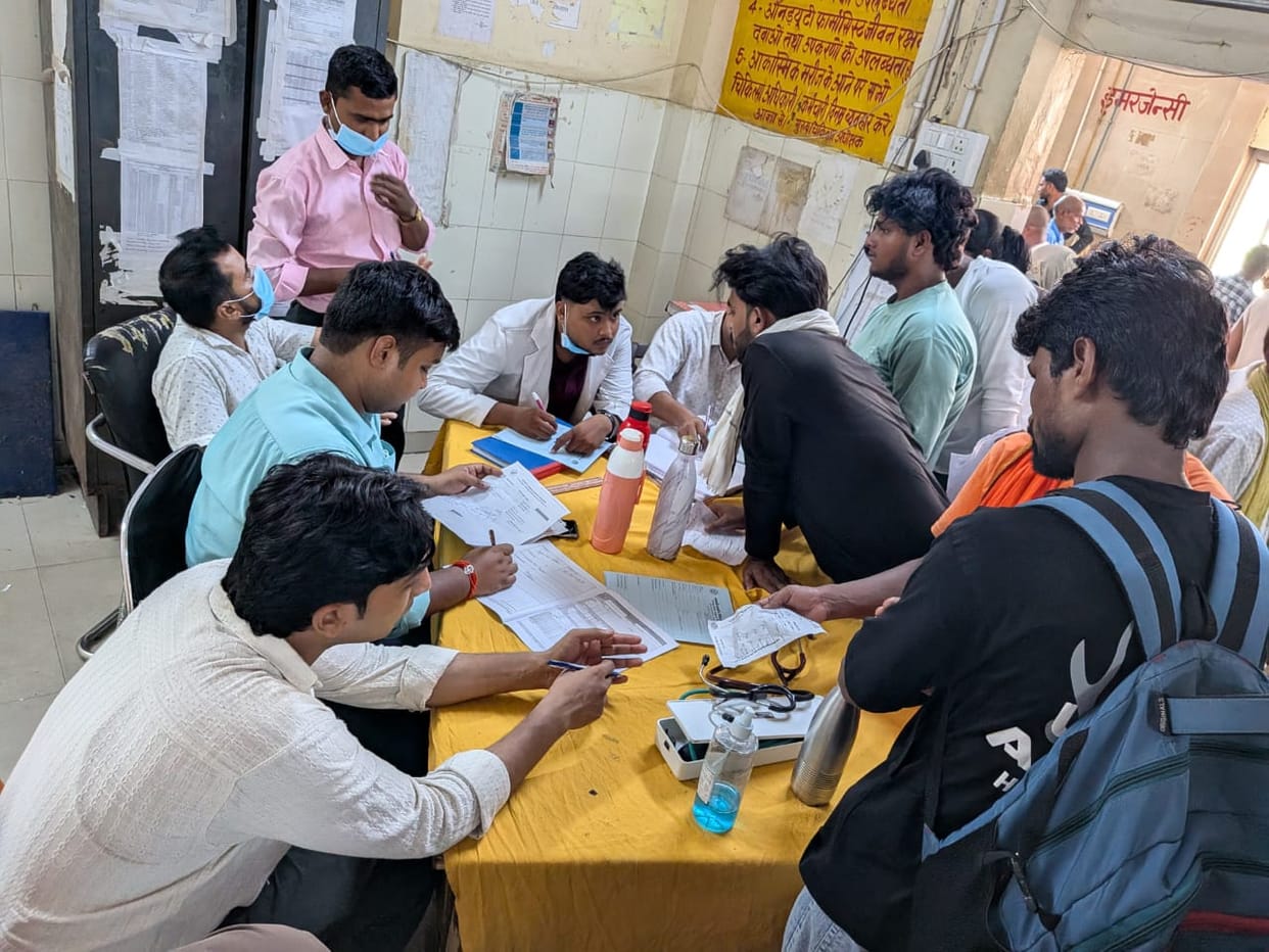 Rise in patients with diarrhea and insomnia at the medical college.