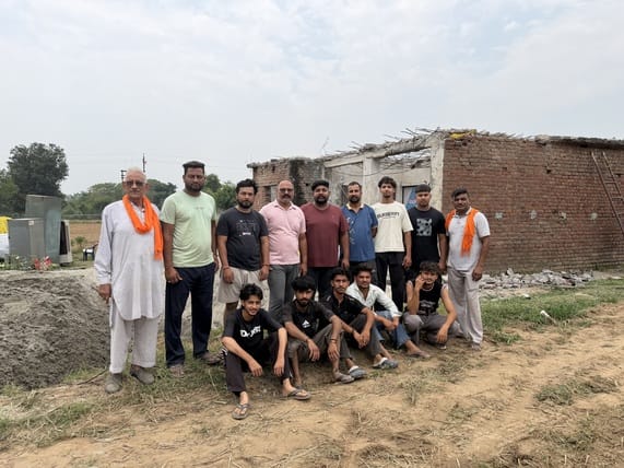 Yuva Shakti Club Panjoa steps forward to help orphaned brothers.