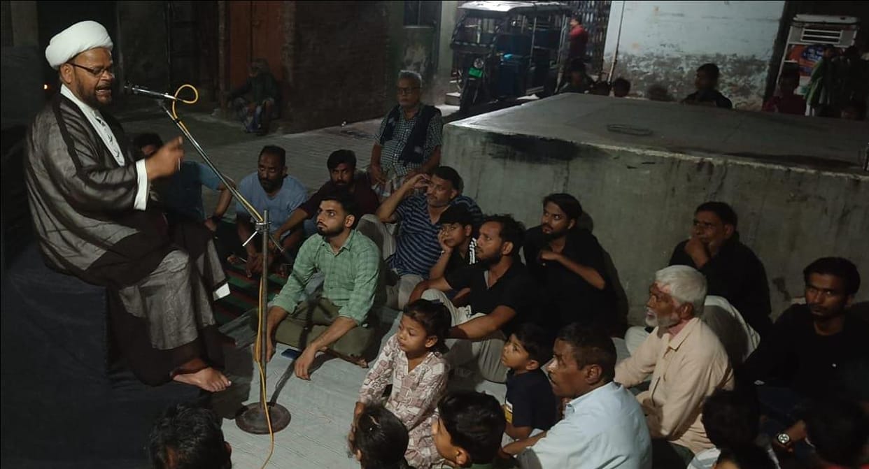 Sermon delivered at the first Majlis of Muharram at Malik Tola Imambara.