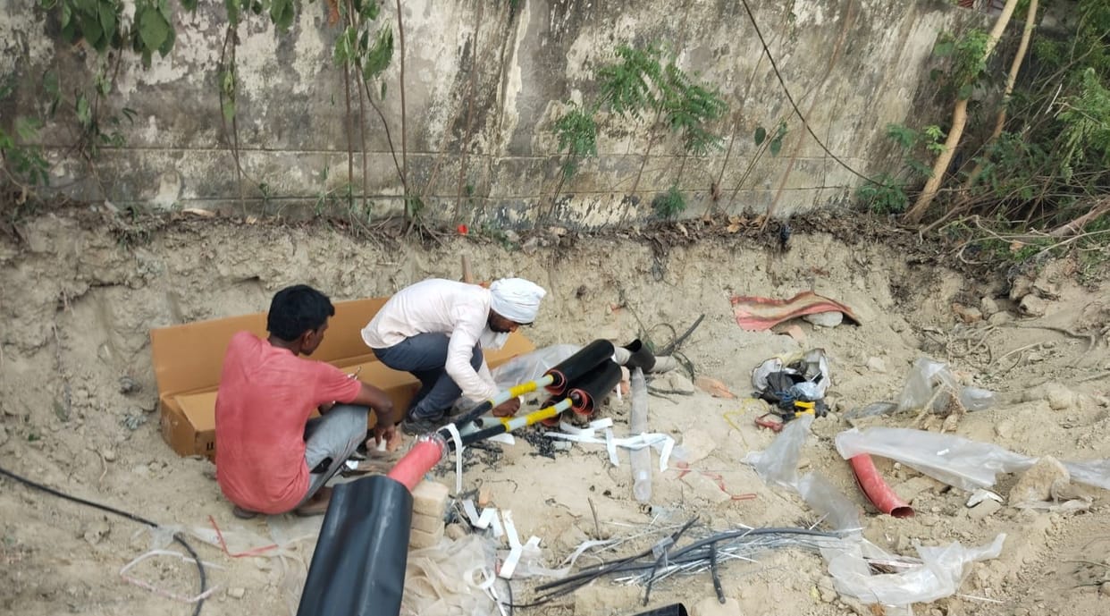 Electricity running 24 hours in the city along with 200 villages