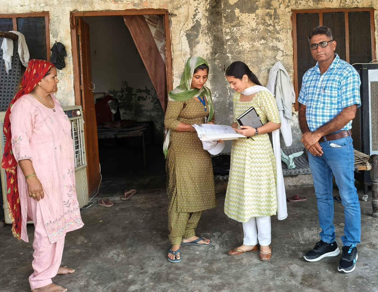 The BDPO inspected the booths and reviewed the revision work.