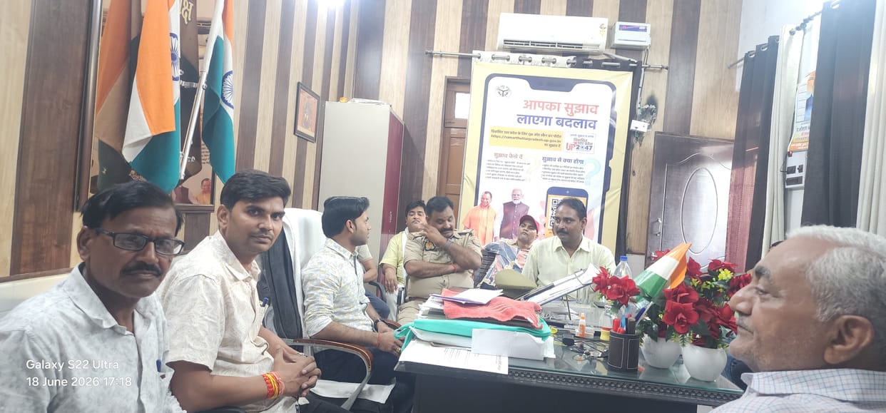 Discussed the issues of road repair and traffic management.
