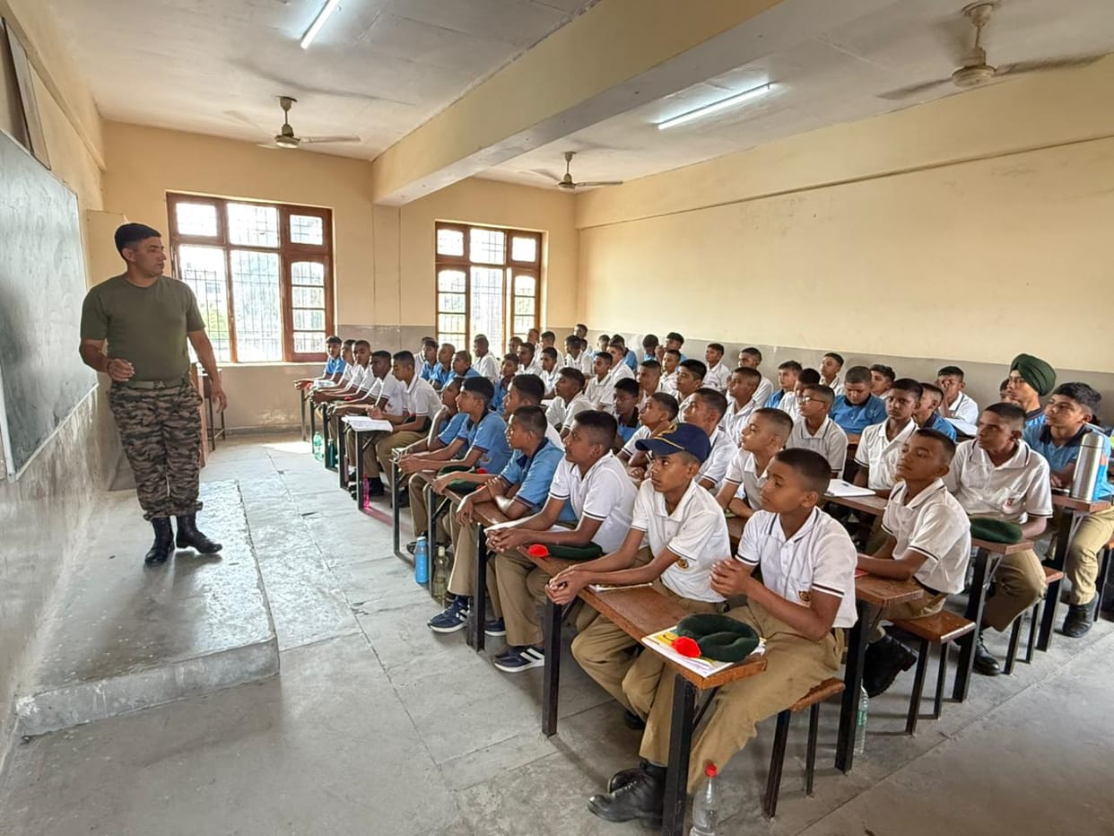 Cadets given the message of a drug-free Haryana