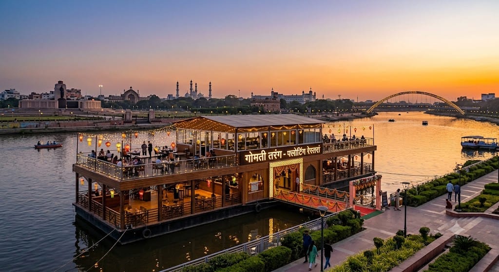 2.81 crore received for floating restaurant in Gomti