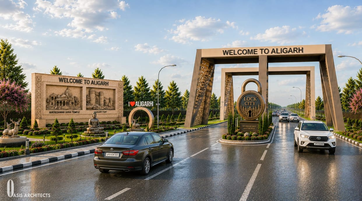 A grand entrance gate will add a new dimension to the city's positive image.