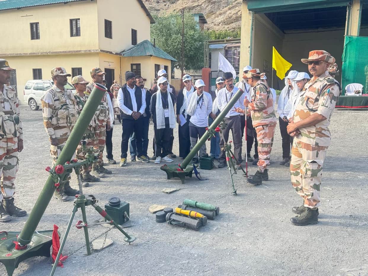 youths in Spiti learned about the lives and duties of soldiers