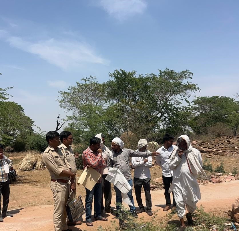 The forest department team freed 7.89 hectares of encroachment.