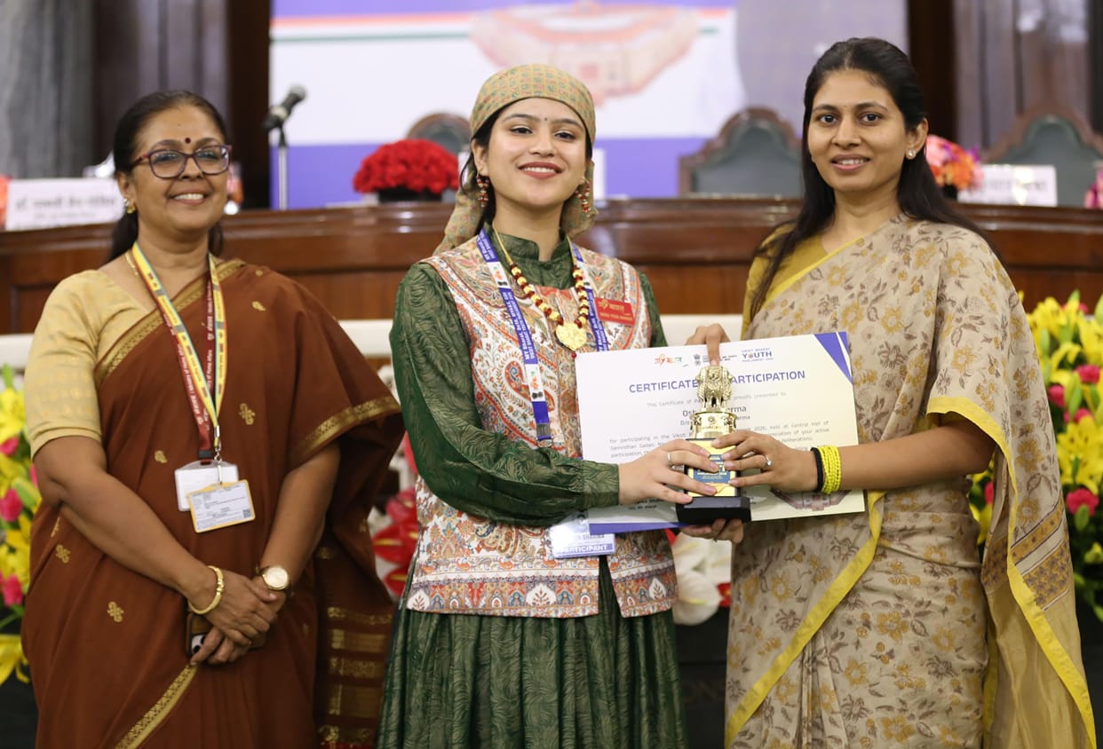 Oshin Sharma delivered an outstanding performance at the Viksit Bharat Youth Parliament