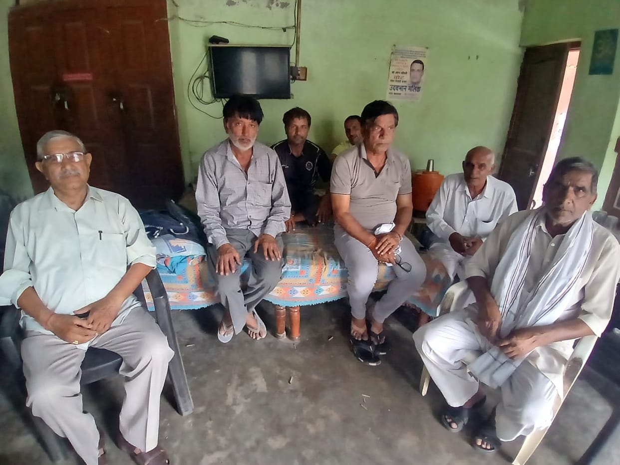 No drainage system in Kharawar; villagers say a drainage system could improve the situation.