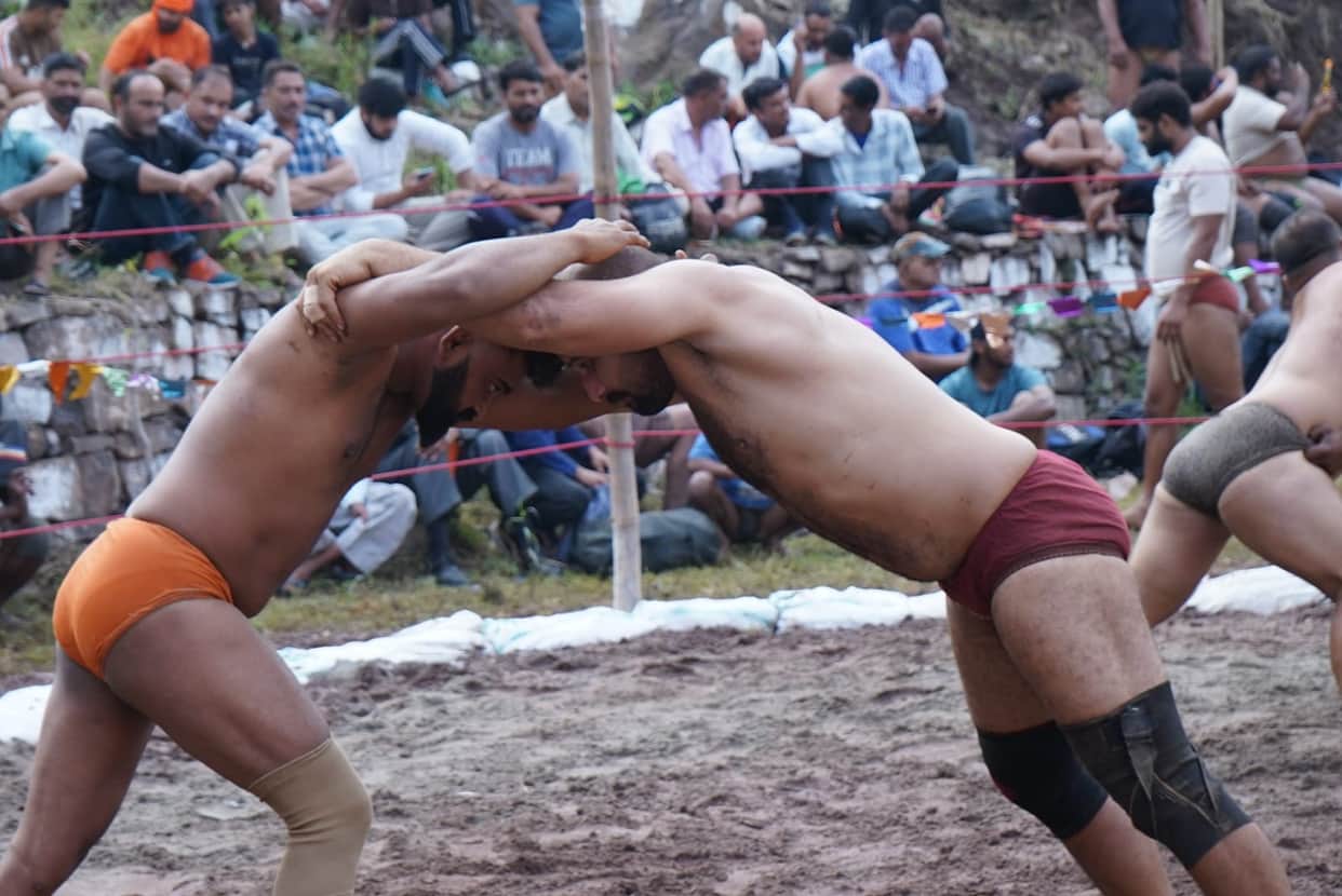 Haryana wrestler Vikas wins Bhararighat Dangal.