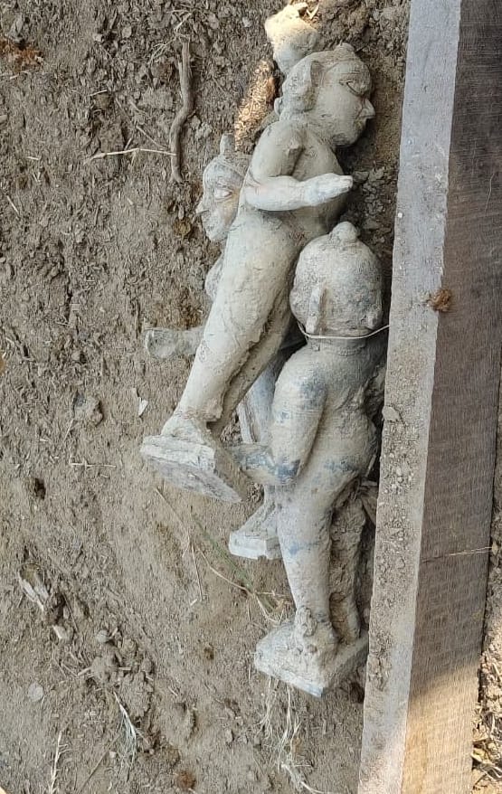 Stolen Ashtadhatu idols of Ram, Sita, and Lakshman recovered after a month and a half.