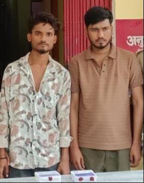 Theft solved within 24 hours; two accused arrested