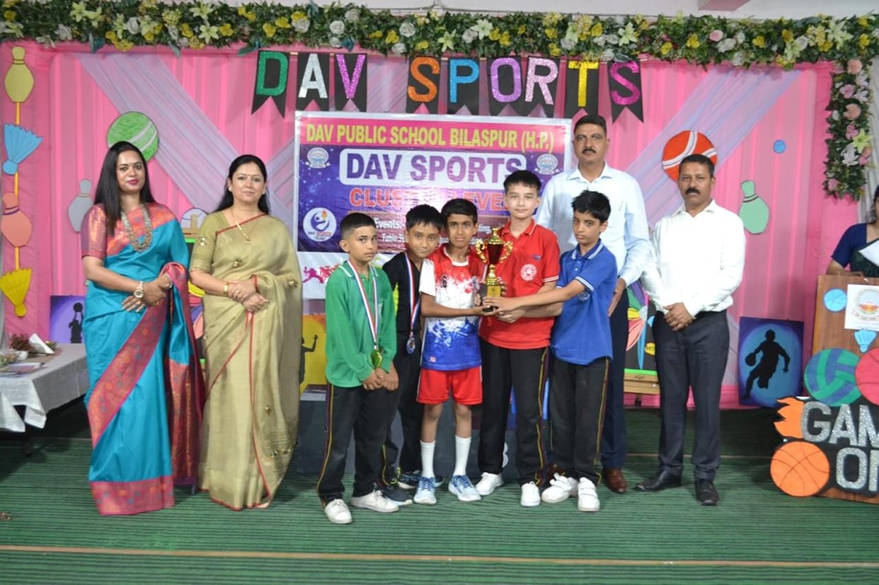 DAV School Bilaspur team emerges as overall winner in boxing and wrestling.
