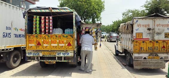 Footpaths along major roads have fallen prey to encroachment.