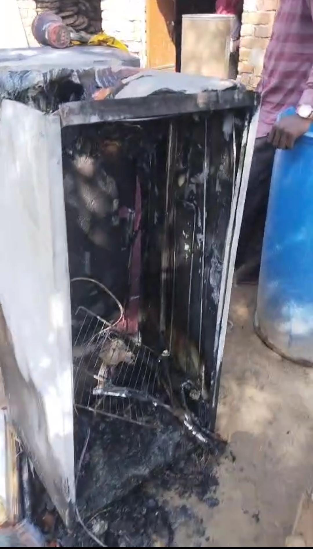 Fire short circuit goods worth thousands destroyed