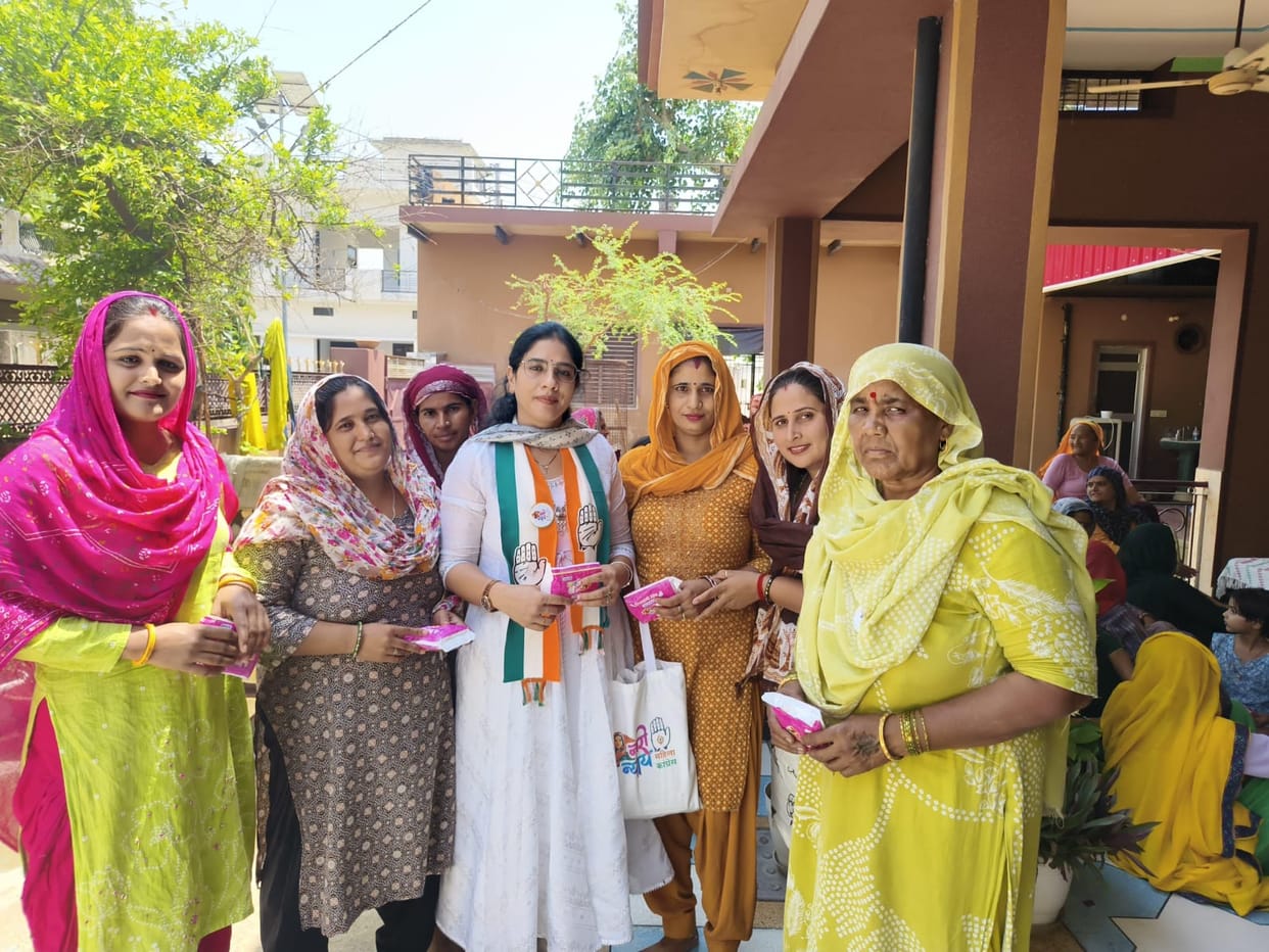 Sanitary pads distributed to women under the Priyadarshini Udaan Scheme.